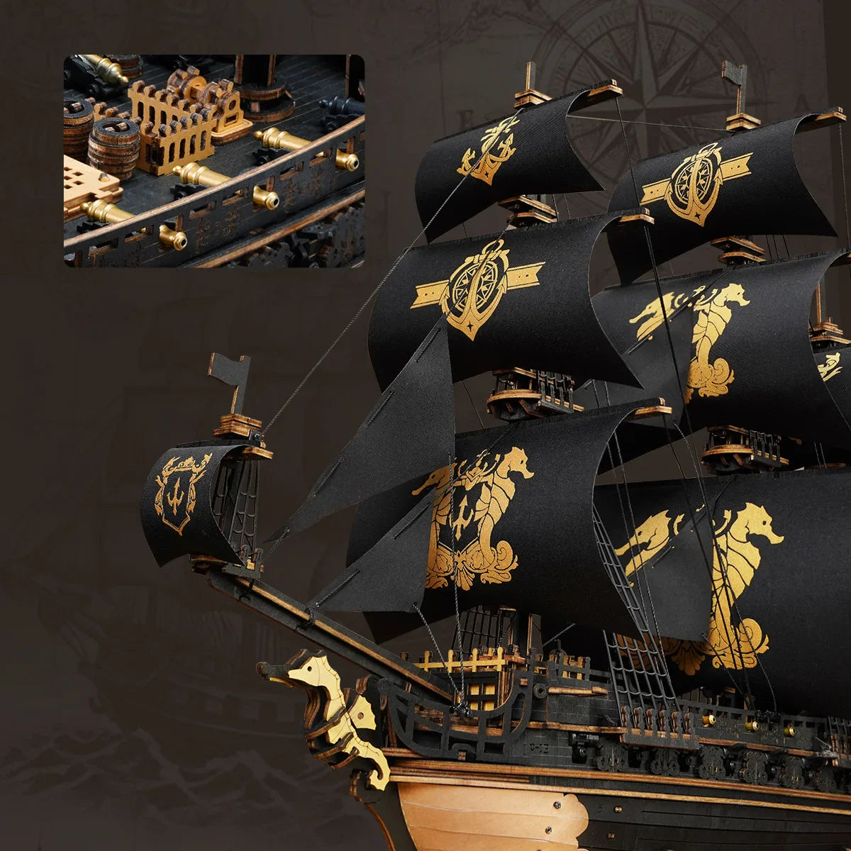 Pirate Ship | Wooden Building Kit