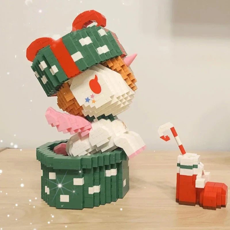 Unicorn in a gift | Building blocks