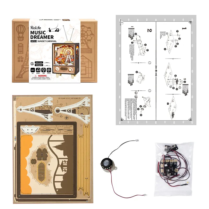 Carnival Music Box | Wooden Building Kits
