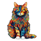 Tough Cat | Wooden Puzzle