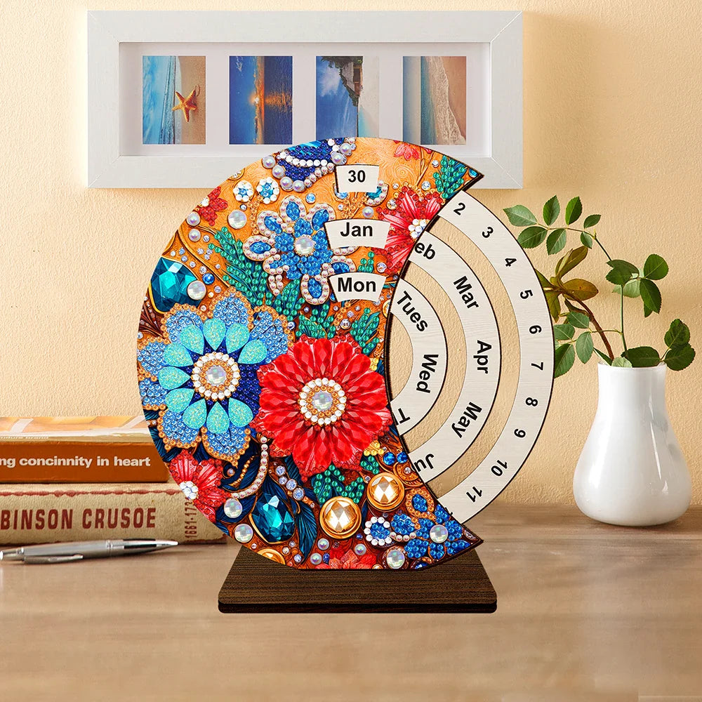 Beautiful Flowers | Calendar | Diamond Painting