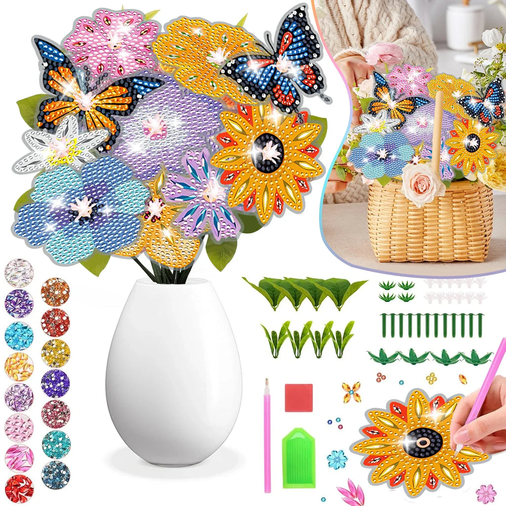 Beautiful flower bouquet | Diamond painting