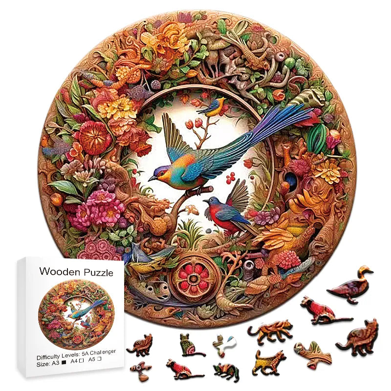 Beautiful Bird | Wooden Puzzle