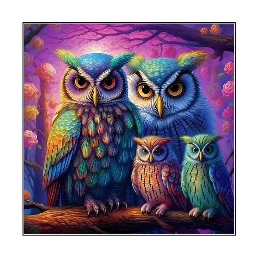 Owl Family | Wooden Puzzle