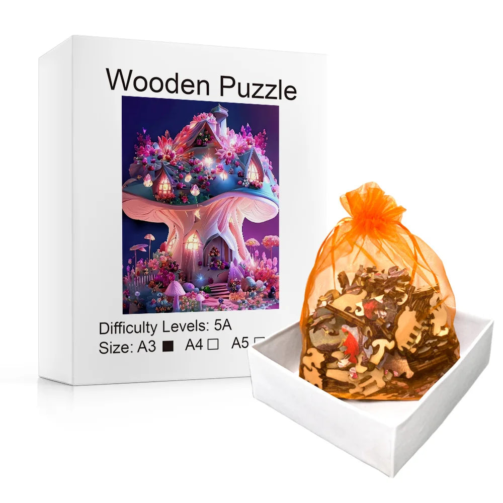 Magical Mushroom | Wooden Puzzle