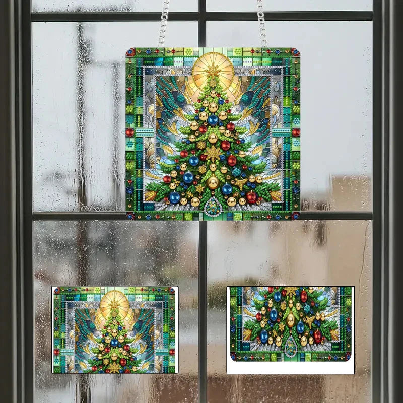 Christmas Tree | Door Hanger | Diamond Painting