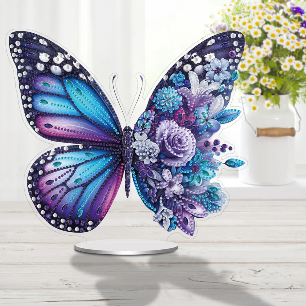 5D Purple Butterfly | Diamond Painting