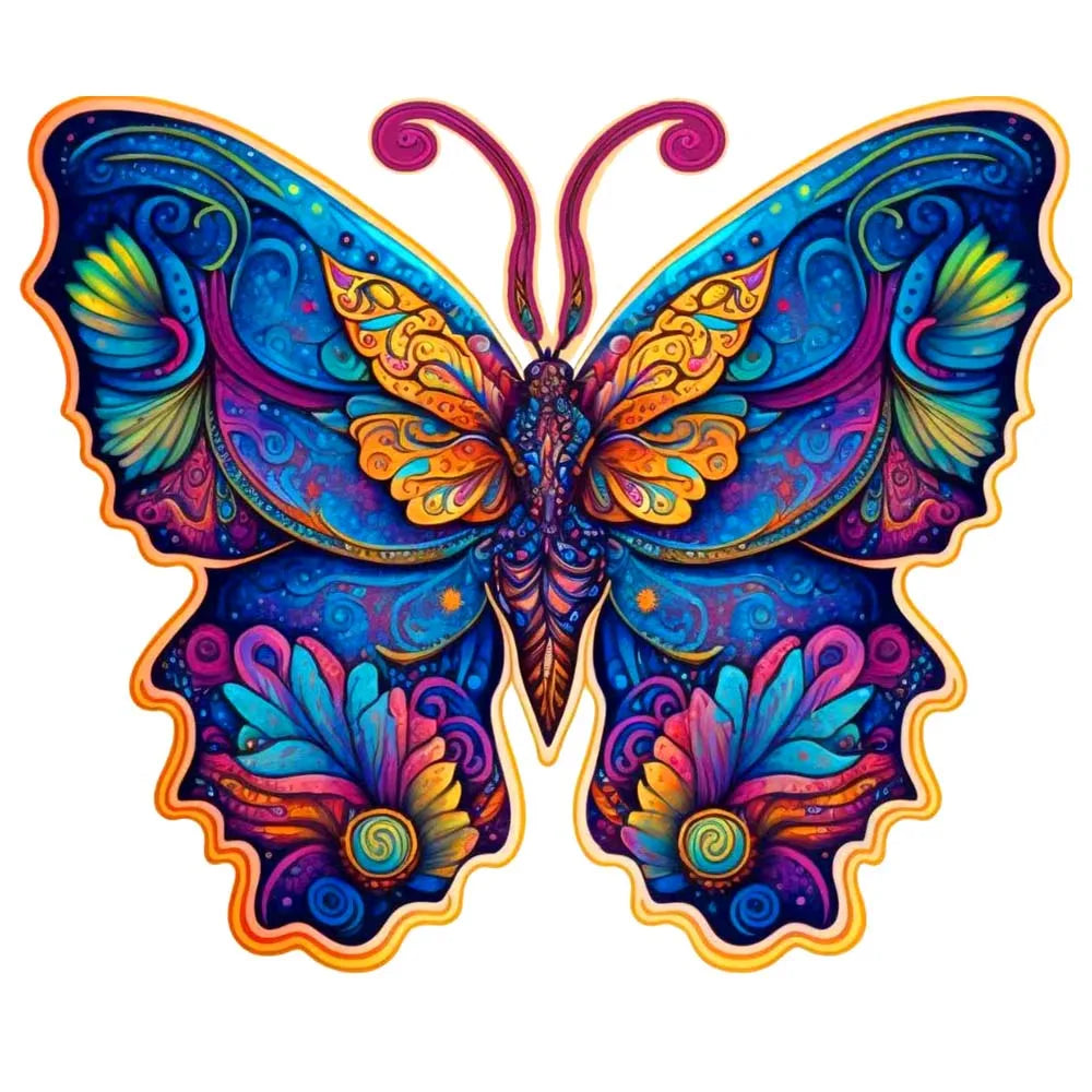 Blue Butterfly | Wooden Puzzle