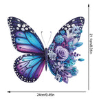 5D Purple Butterfly | Diamond Painting