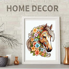 Horse with Flowers | Wooden Puzzle