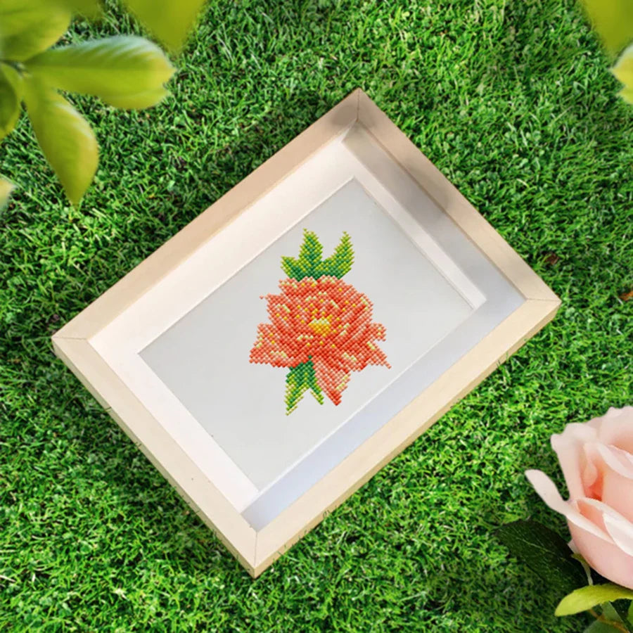 12 Mini Diamond Paintings | Flowers | Diamond Painting