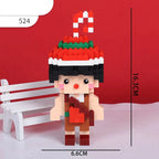 Santa Claus with angels | Building blocks