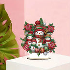 5D Snowmen Family | Diamond Painting