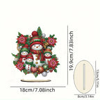 5D Snowmen Family | Diamond Painting