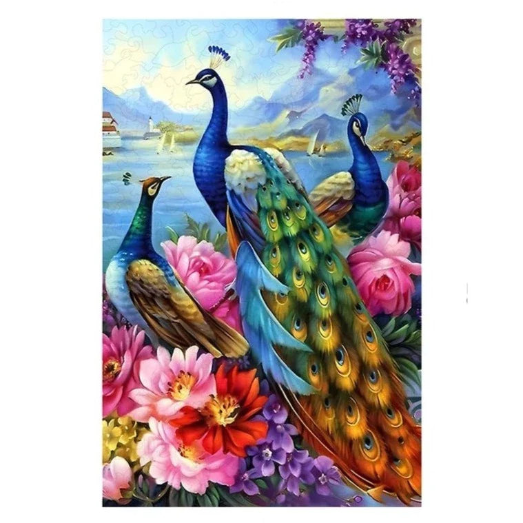 Peacocks | Wooden Puzzle