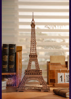 Eiffel Tower at Night | Wooden Construction Kits