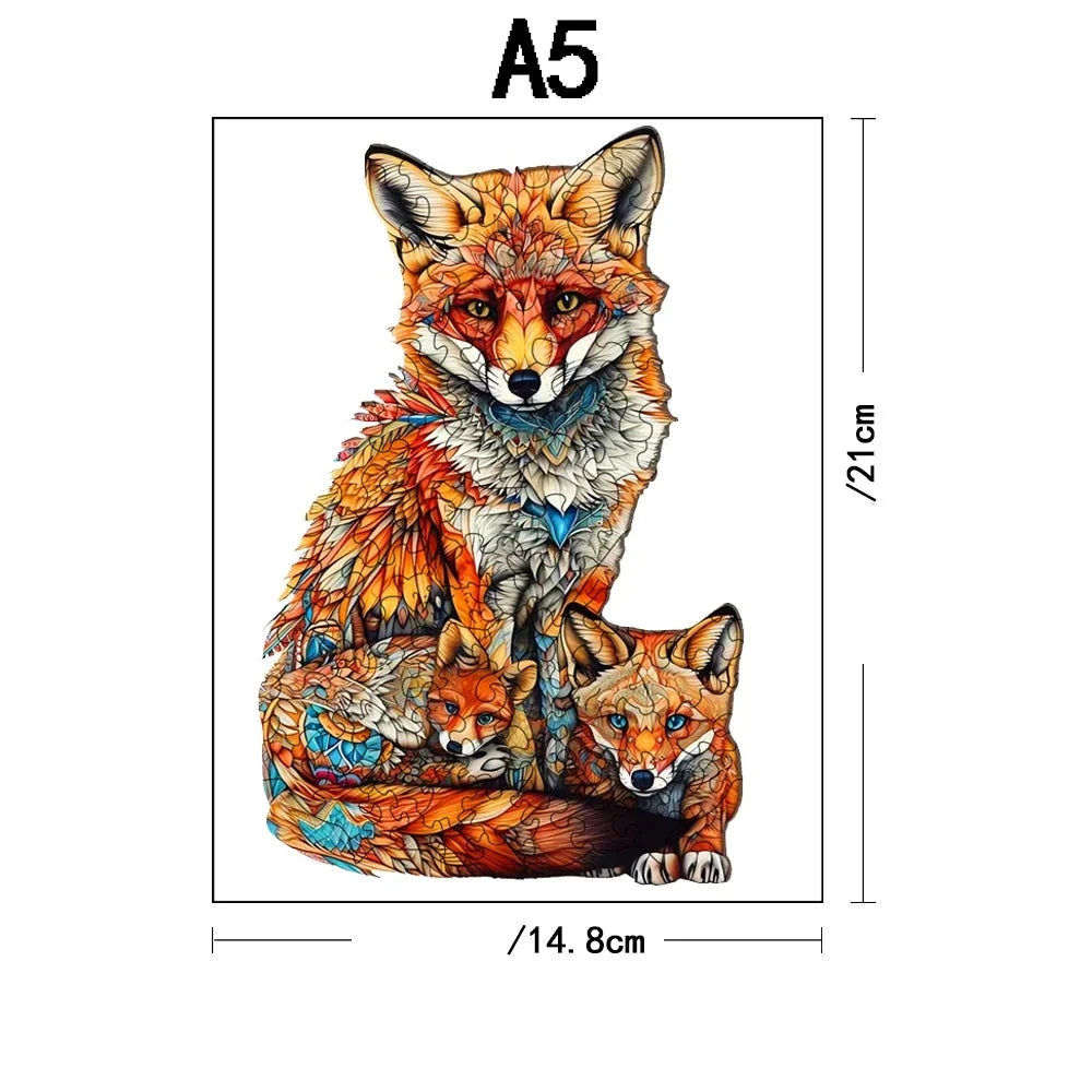 Your Little Foxes | Wooden Puzzle