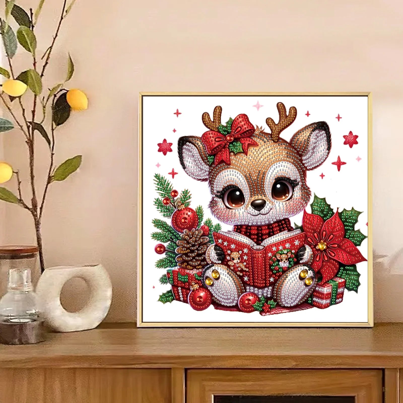 Cute reindeer | Diamond painting