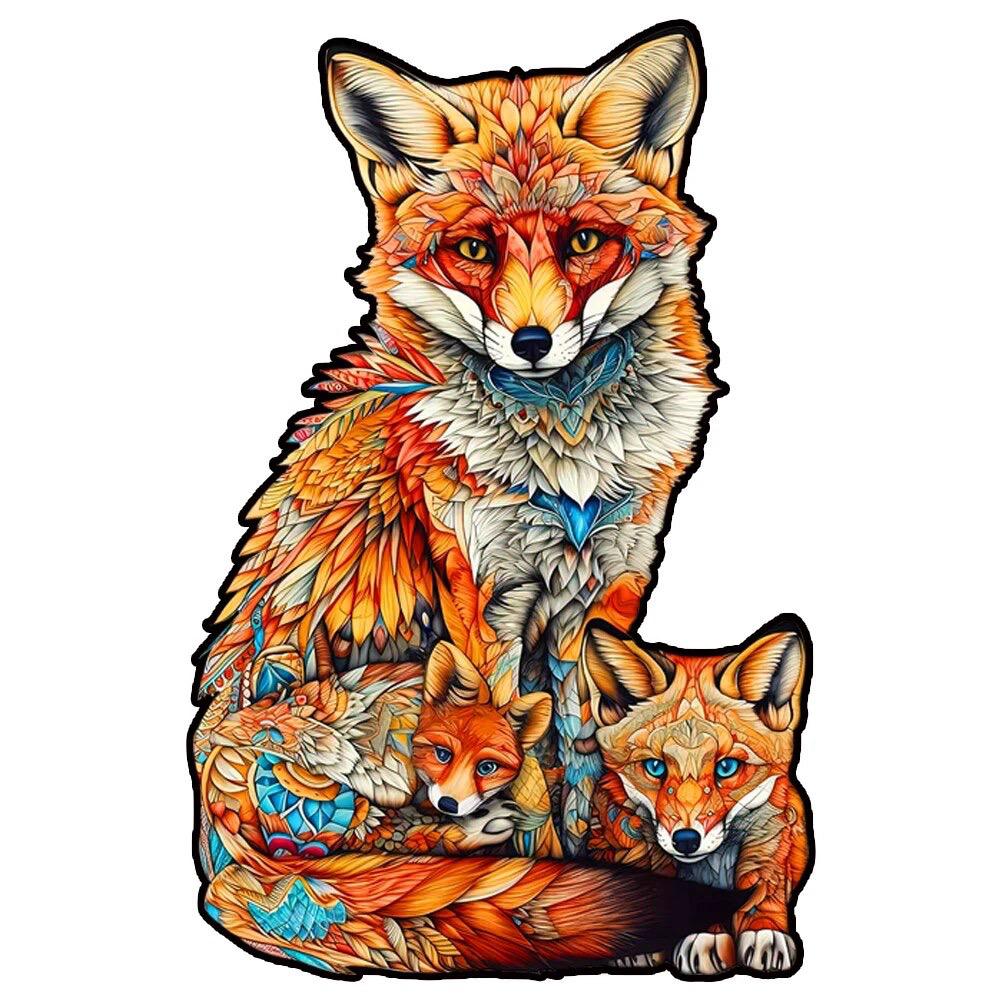 Your Little Foxes | Wooden Puzzle