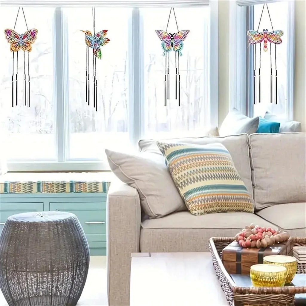 Butterflies Wind Chime | Diamond Painting
