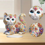 5D Cute Cat | Diamond Painting