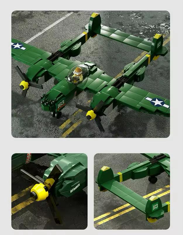 Green Fighter Jet | Building Blocks