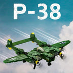 Green Fighter Jet | Building Blocks