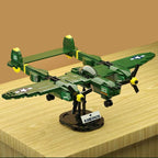 Green Fighter Jet | Building Blocks