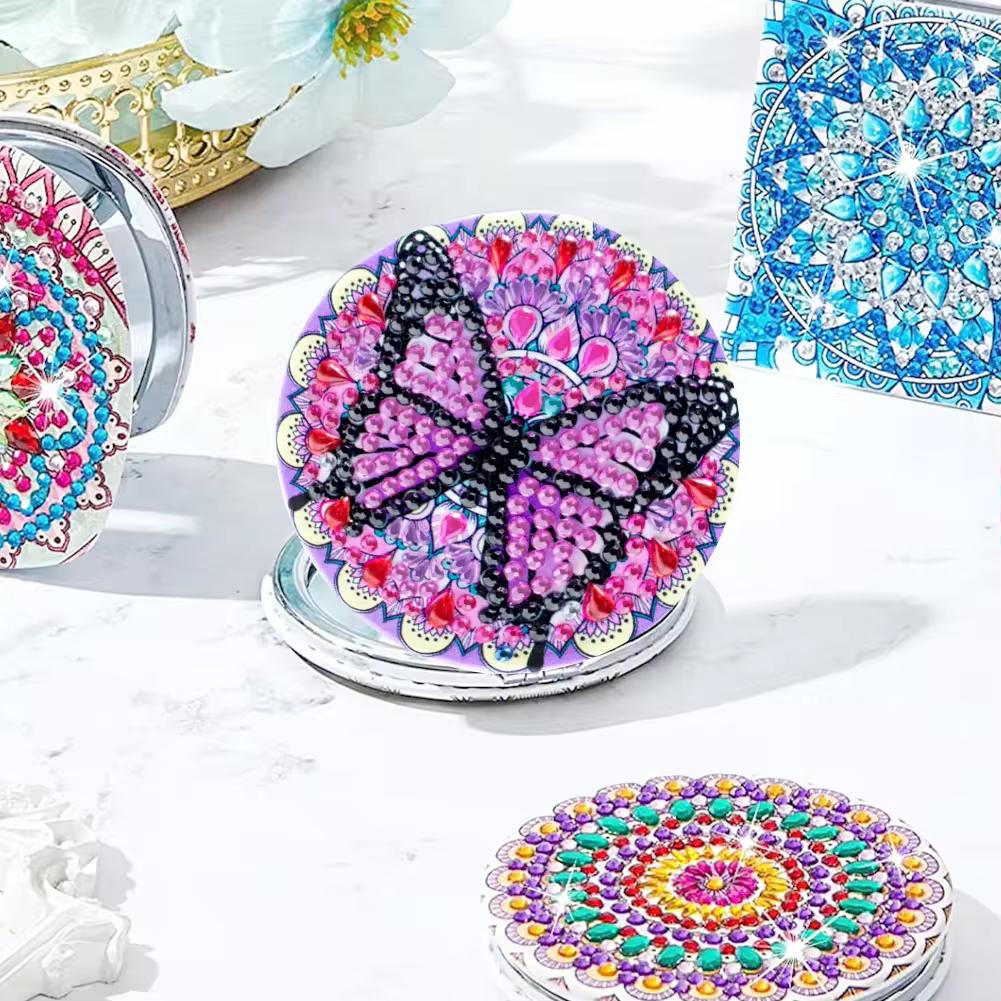 Butterfly Mirror | Diamond Painting