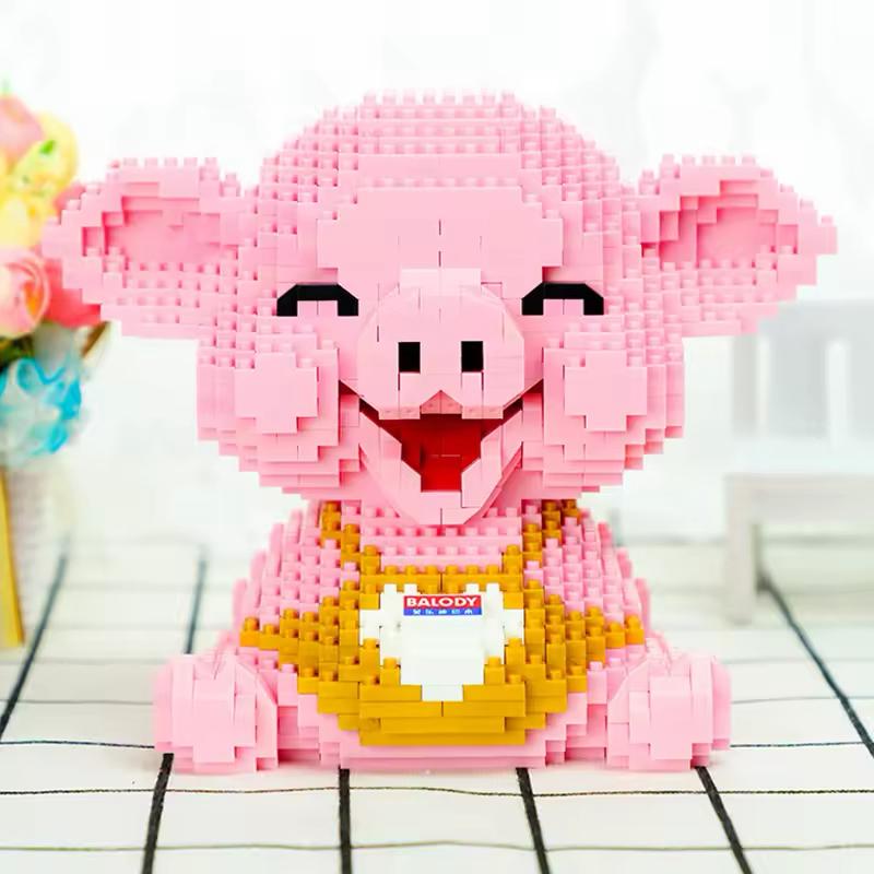 Joyful Little Pig | Building Blocks