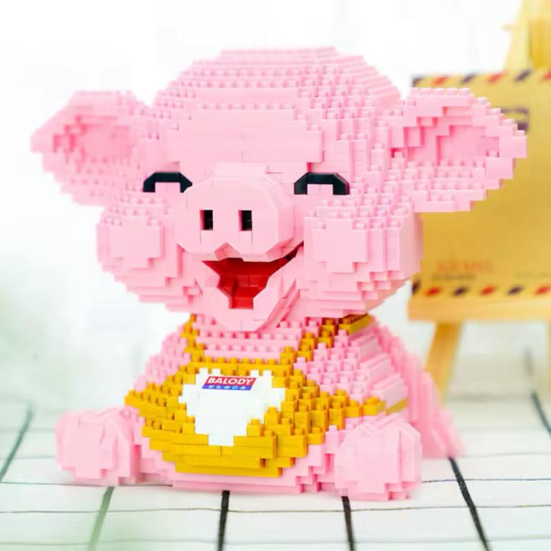 Joyful Little Pig | Building Blocks