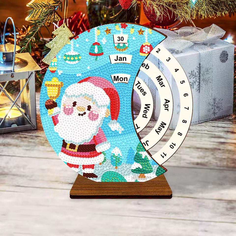 Santa Claus with Bell | Calendar | Diamond Painting