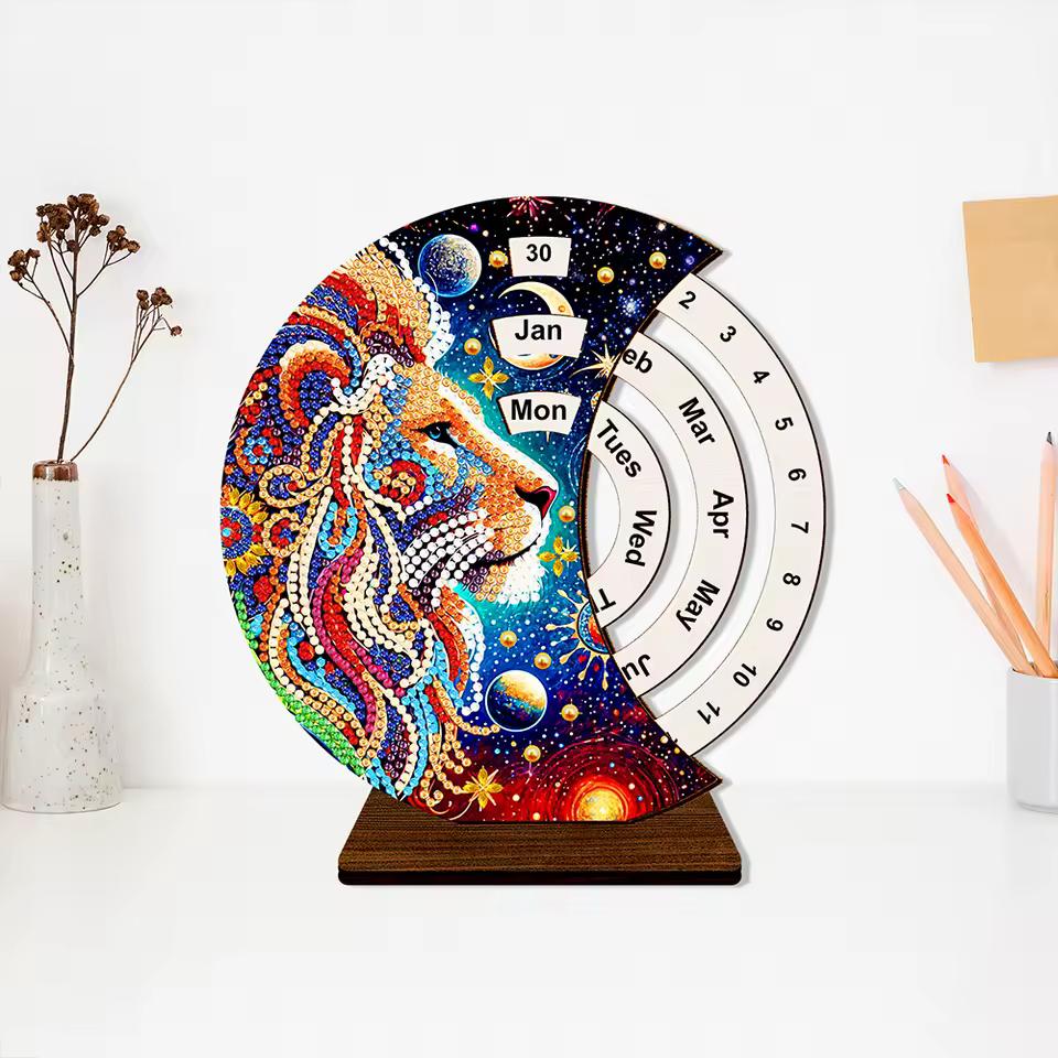 Lion | Calendar | Diamond Painting