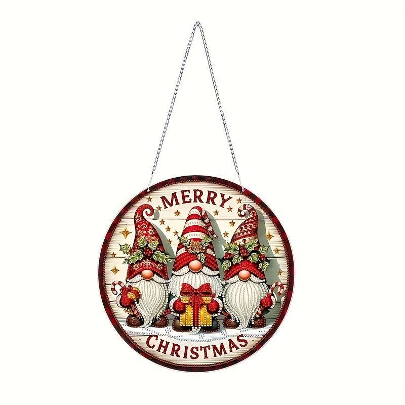 Decoration Hanging | Christmas Gnomes | Diamond Painting