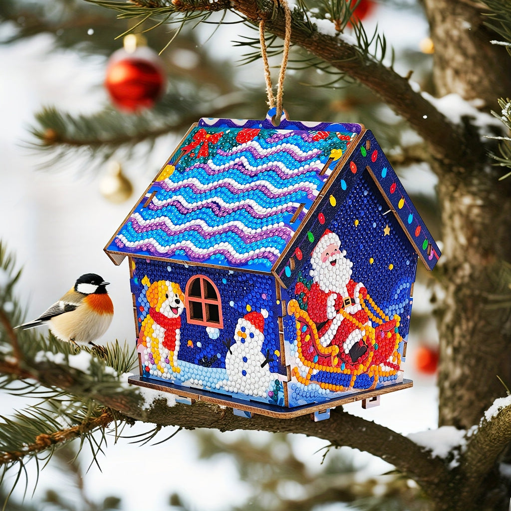 Christmas House | Tree Pendant | Diamond Painting