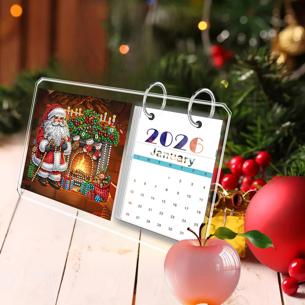 Santa Claus | Standing Calendar | Diamond Painting