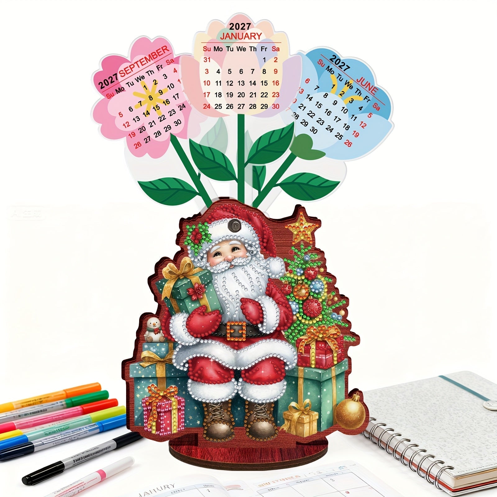 Sitting Santa Claus | Calendar | Diamond Painting