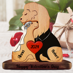 Lion Couple | Wooden Lion Family