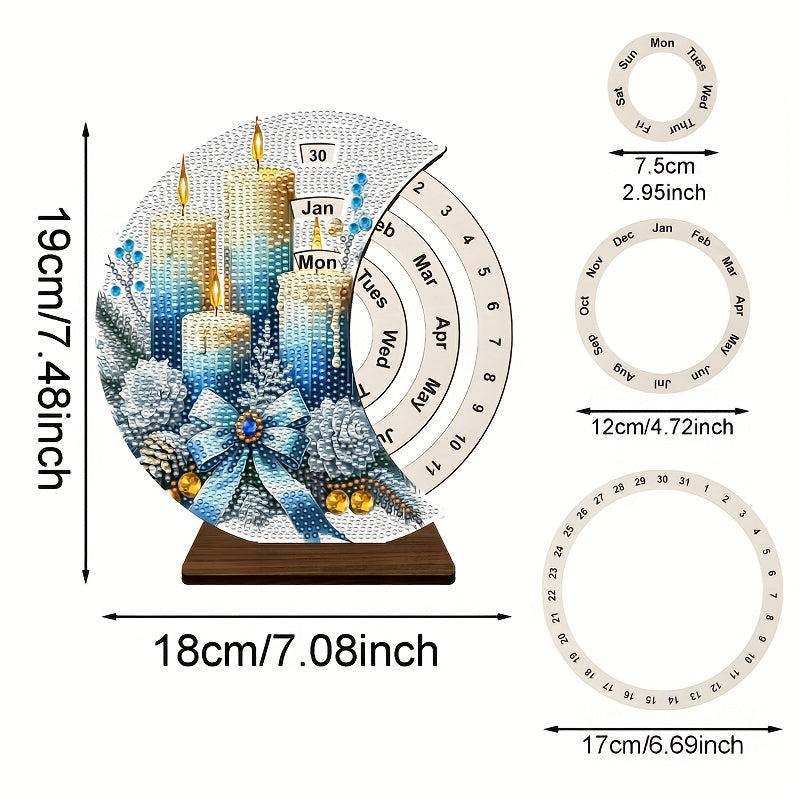 Candles | Calendar | Diamond Painting