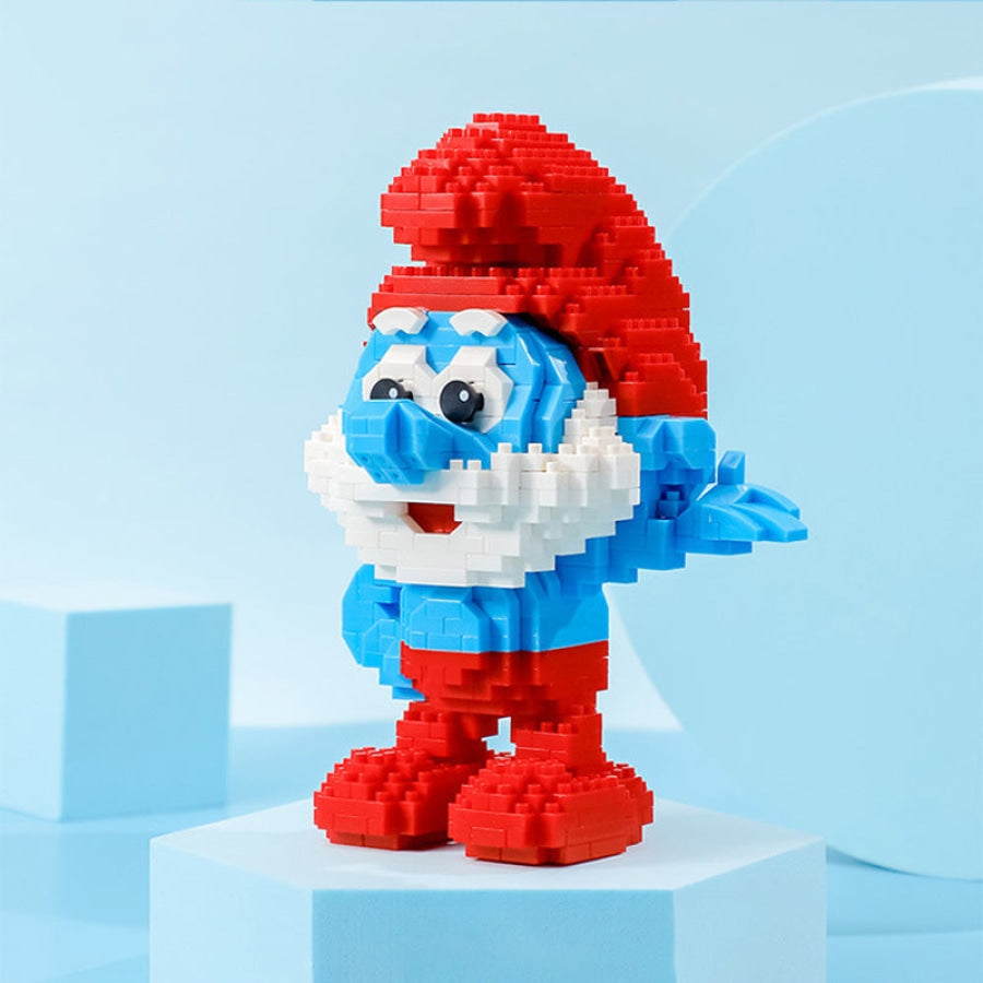 Blue Little Figures | Building Blocks