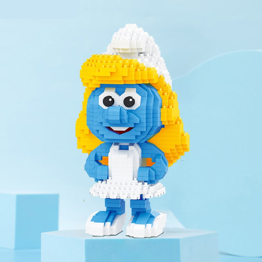 Blue Little Figures | Building Blocks