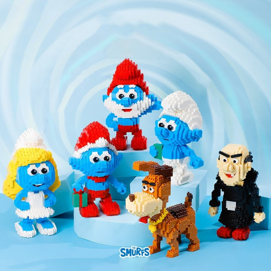 Blue Little Figures | Building Blocks