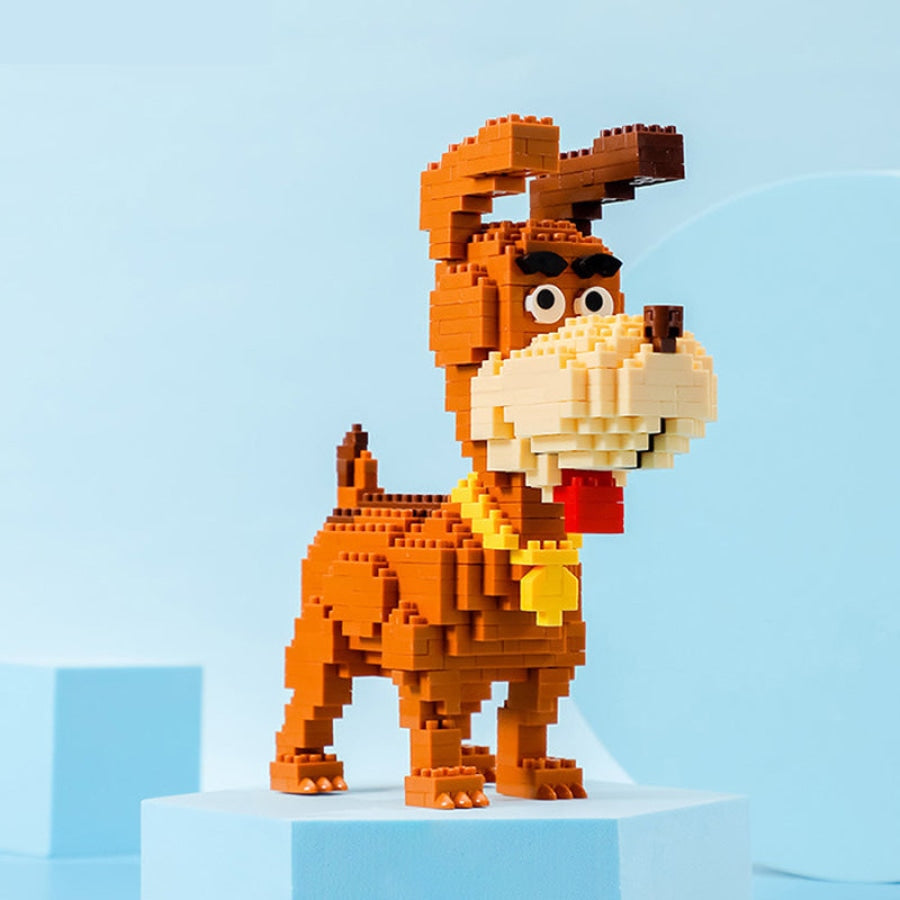 Blue Little Figures | Building Blocks