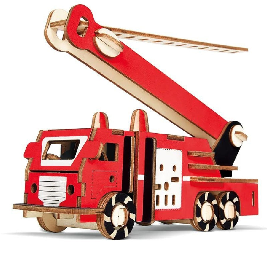 Fire Truck | Wooden Building Kits
