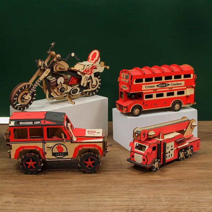 Fire Truck | Wooden Building Kits