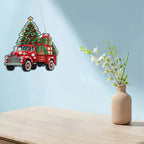 Decorative Hanger | Christmas Truck | Diamond Painting