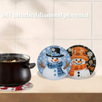 Snowman placemats | 4 pieces | Diamond painting