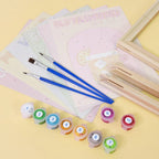 6 Mini Paintings | Colorful Cocktail Collection | paint by numbers