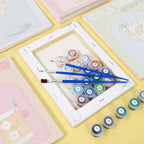 6 Mini Paintings | Colorful Cocktail Collection | paint by numbers