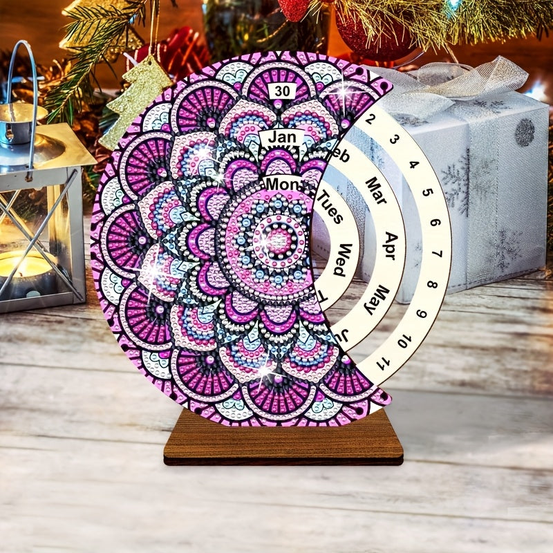 Purple Mandela | Calendar | Diamond Painting